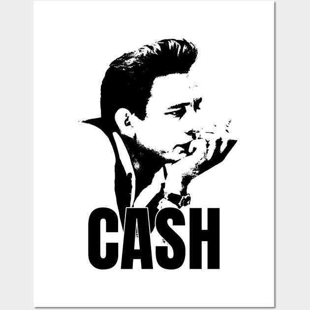 Johnny Cash Wall Art by phatvo
